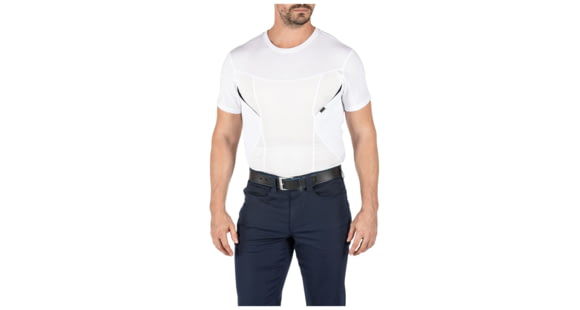 Image of 5.11 Tactical CAMS S/S Baselayer - Mens, White, S, 41222ABR-010-S