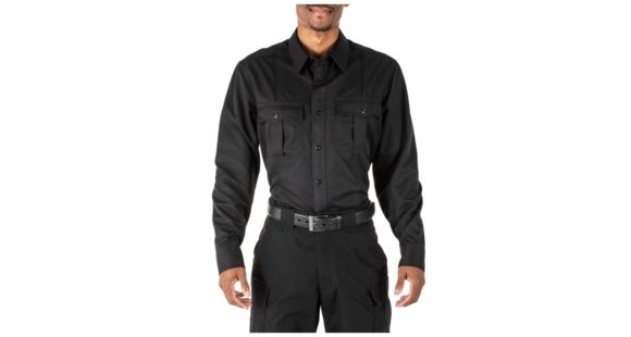 Image of 5.11 Tactical Class A Fast-Tac Twill L/S Shirt - Mens, Black, 2XLR, 72510-019-2XL-R