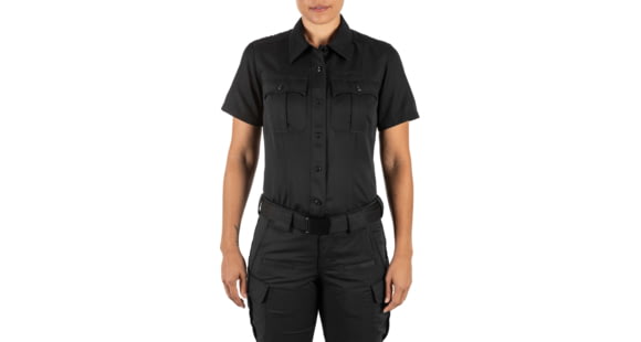 Image of 5.11 Tactical Class A Fast-Tac Twill S/S Shirt - Womens, Black, XSR, 61318-019-XS-R