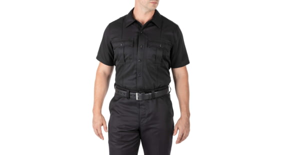 Image of 5.11 Tactical Class A Fast-Tac Twill S/S Shirt - Mens, Black, 2XLR, 71384-019-2XL-R