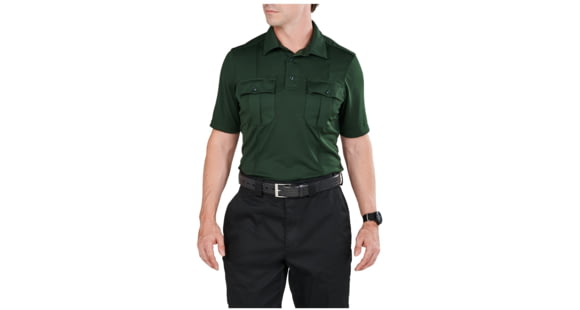 Image of 5.11 Tactical Class A Uniform Short Sleeve Polo - Men's, 2XL, Tall, LE Green, 41238T-860-2XL-T