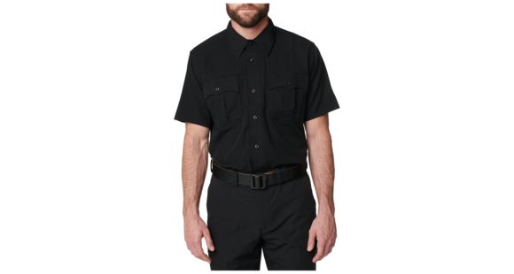 Image of 5.11 Tactical Class A Flex-tac Poly/wool Twill Shirt, Black - 71381T-019-4XL