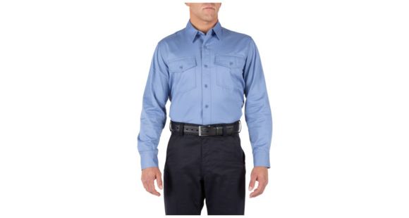 Image of 5.11 Tactical Company L/S Shirt Tall - Mens, Fire Med Blu, 4XLT, 72515T-696-4XL-T