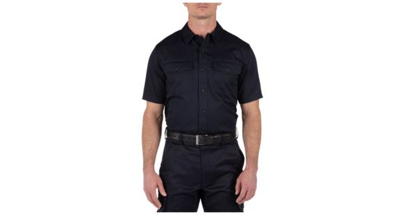 Image of 5.11 Tactical Company S/S Shirt - Mens, Fire Navy, S, 71391-720-S