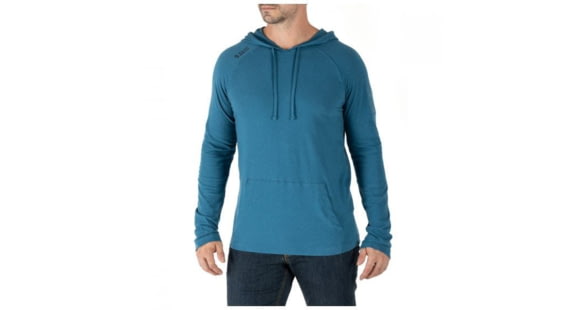 Image of 5.11 Tactical Cruiser Performance Long Sleeve Hoodie - Mens, Tidal, Small, 72139-631-S