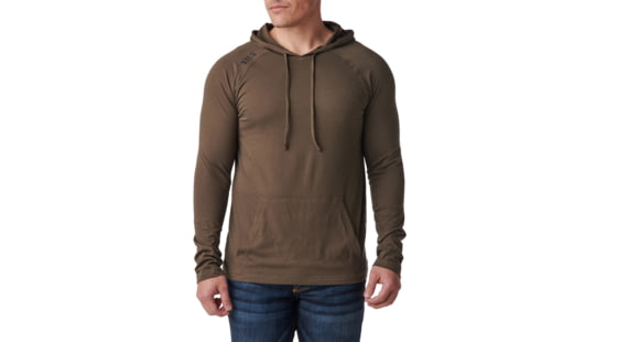 Image of 5.11 Tactical Cruiser Performance L/S Hoodie - Mens, Tundra, L, 72139-192-L