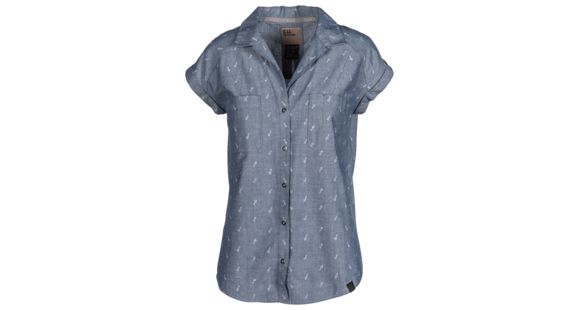 Image of 5.11 Tactical Cuff Key Short Sleeve Shirt - Women's, Chambray, Medium, 61319-634-M