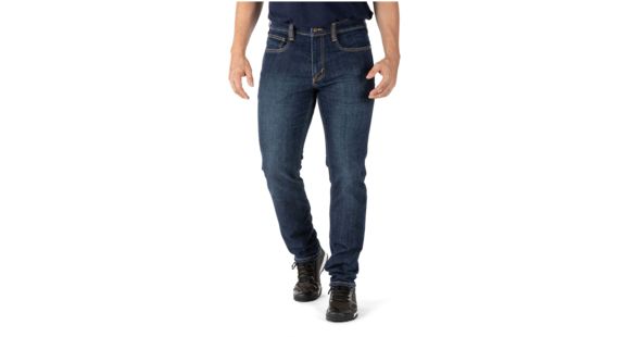 Image of 5.11 Tactical Defender-Flex Slim Jean - Mens, Stone Wash Indigo, 40-36, 74465-648-40-36