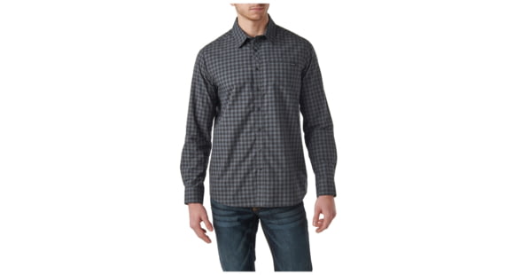 Image of 5.11 Tactical Echo L/S Shirt -Mens, Turblnce Chk, M, 72494-618-M