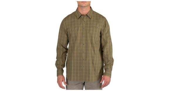 Image of 5.11 Tactical Echo Long Sleeve Shirt, Underbrush Plaid - 72494-821-S