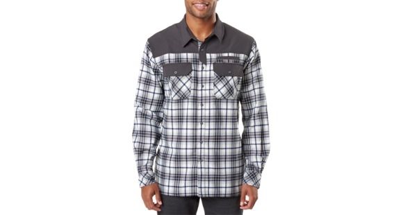 Image of 5.11 Tactical Endeavor L/s Flannel Shirt, Battleship Plaid - 72468-147-M