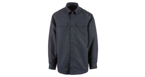 Image of 5.11 Tactical Fast-Tac L/S Shirt Tall - Mens, Dark Navy, L, 72479T-724-L