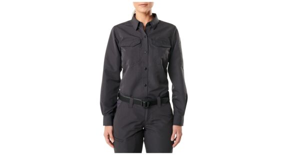 Image of 5.11 Tactical Fast-Tac L/S Shirt - Womens, Charcoal, M, 62388-018-M