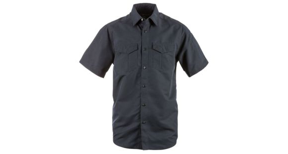 Image of 5.11 Tactical Fast-Tac S/S Shirt - Mens, Dark Navy, L, 71373-724-L