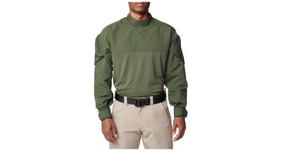 Image of 5.11 Tactical Fast-Tac TDU Rapid L/S Shirt Tall - Mens, TDU Green, 2XLT, 72488T-190-2XL-T