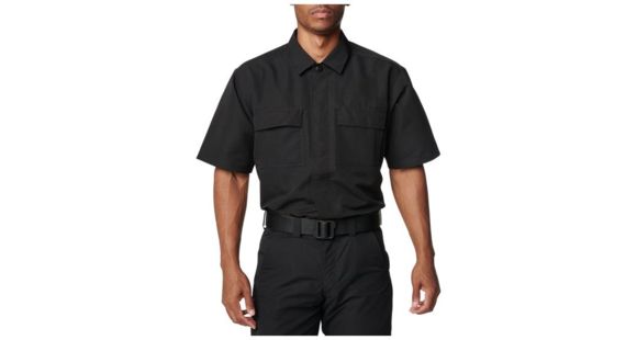 Image of 5.11 Tactical Fast-Tac TDU S/S Shirt - Mens, Black, XL, 71379-019-XL