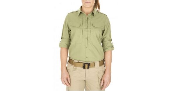 Image of 5.11 Tactical Spitfire Shooting Shirt - Women's, Mosstone, XS 62377-861-XS