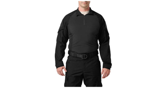 Image of 5.11 Tactical Flex-Tac TDU Rapid Long Sleeve Shirt - Men's, Black, Regular, Extra Small, 72565-019-XS-R