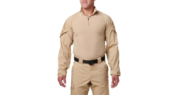 Image of 5.11 Tactical Flex-Tac TDU Rapid Long Sleeve Shirt - Men's, TDU Khaki, Regular, Extra Large, 72565-162-XL-R