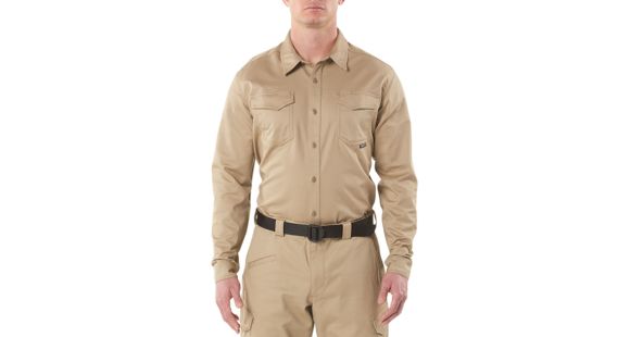 Image of 5.11 Tactical FR Utility Stretch Shirt, Khaki, XL R, 72099-055-XL-R