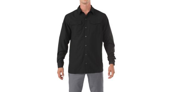 Image of 5.11 Tactical Freedom Flex Woven Long Sleeve Shirt - Men's, Black, Extra Large, 72417-019-XL