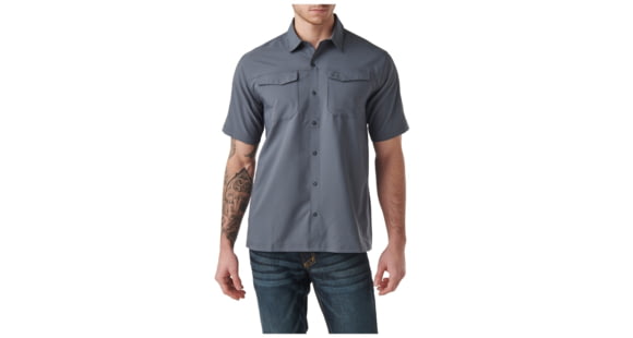 Image of 5.11 Tactical Freedom Flex Short Sleeve Shirt - Men's, Turbulence, Extra Large, 71340-545-XL