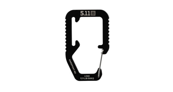 Image of 5.11 Tactical Hardpoint M2 Carabiner, Black, 1 SZ, 56595-019-1 SZ