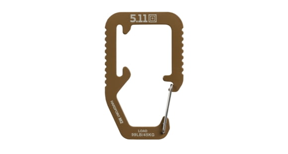 Image of 5.11 Tactical Hardpoint M2 Carabiner, Kangaroo, 1 SZ, 56595-134-1 SZ