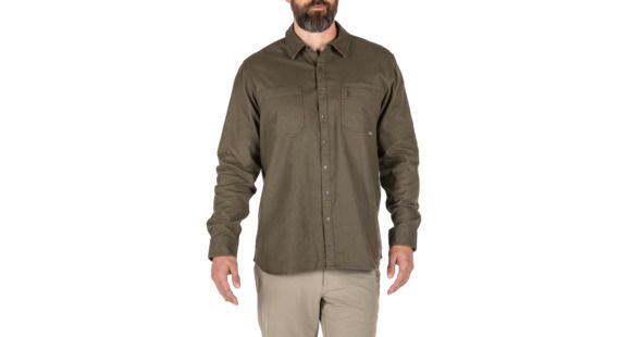 Image of 5.11 Tactical Hawthorn Long Sleeve Shirt - Men's, Ranger Green, Medium, 72513-186-M
