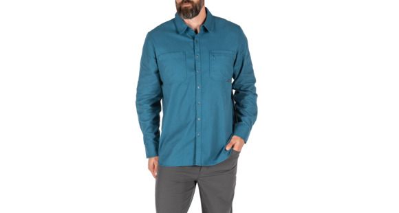 Image of 5.11 Tactical Hawthorn Long Sleeve Shirt - Men's, Tidal, Extra Small, 72513-631-XS