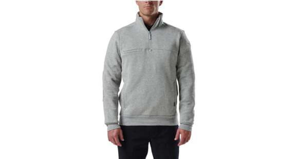 Image of 5.11 Tactical Job Shirt 1/4 Zip 2.0 - Men's, Heather Gray, 72534ABR-016-L-T
