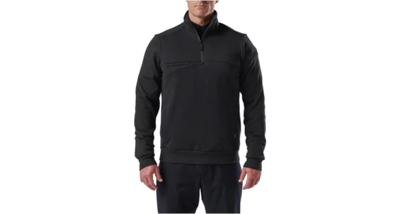 Image of 5.11 Tactical Job Shirt 1/4 Zip 2.0 - Men's, Black, 72534ABR-019-5XL-T