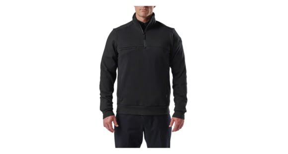 Image of 5.11 Tactical Job Shirt 1/4 Zip 2.0 - Men's, Black, 72534ABR-019-S-R