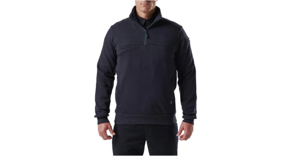 Image of 5.11 Tactical Job Shirt 1/4 Zip 2.0 - Men's, Fire Navy 72534ABR-720-2XL-T