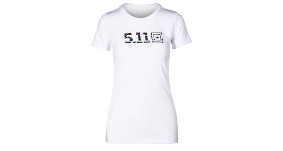 Image of 5.11 Tactical Legacy Blue Flag Fill - Women's, White, Extra Small, 31014ABFF-010-XS