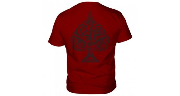 Image of 5.11 Tactical Logo T Shirt Sleeve Ace Of Blades, Cardinal, XXL 41006CF-470-XXL