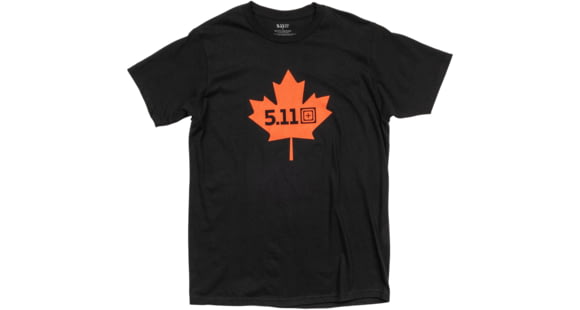 Image of 5.11 Tactical Maple Leaf Legacy S/S Tee - Men's, Black, S, 41195ZY-019-S