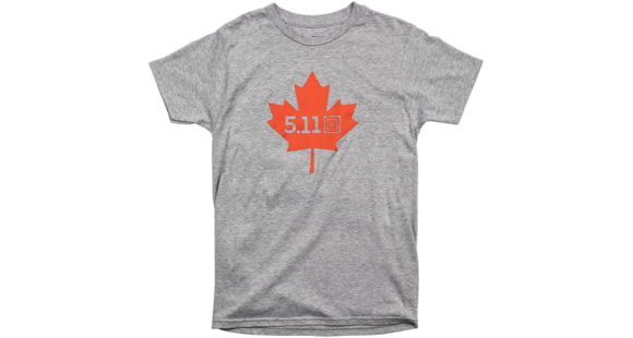Image of 5.11 Tactical Maple Leaf Legacy S/S Tee - Men's, Heather Grey, L, 41195ZY-016-L