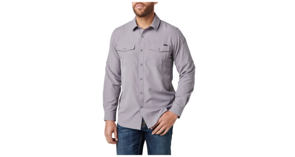 Image of 5.11 Tactical Marksman Long Sleeve Shirt - Men's, Overcast Grey, Medium, 72521-598-M