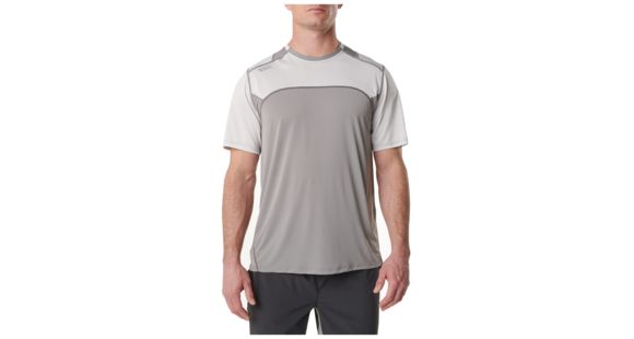 Image of 5.11 Tactical Max Effort Short Sleeve Top - Men's, Lunar, XL, 82113-082-XL