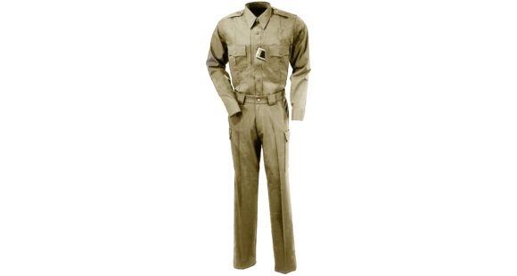 Image of 5.11 Tactical Mens A Class Shirt, Long Sleeve, Poly-Rayon - Smu Silver Tan - L-L 42153-161-L-L