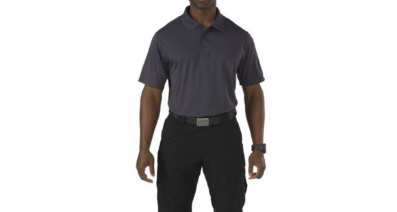 Image of 5.11 Tactical Corporate Pinnacle Polo - Mens, Charcoal, XS, 71057-018-XS