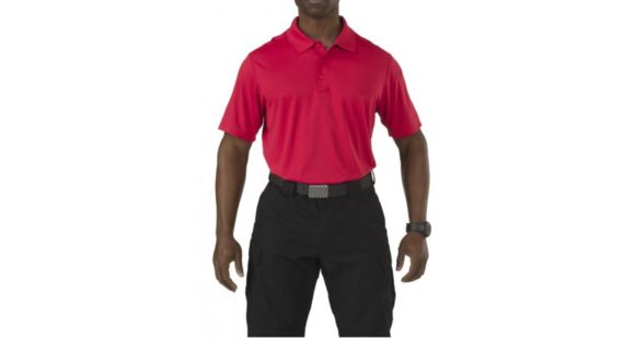 Image of 5.11 Tactical Corporate Pinnacle Polo - Mens, Range Red, 3XL, 71057-477-3XL