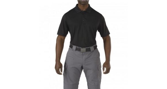 Image of 5.11 Tactical Corporate Pinnacle Polo - Mens, Black, S, 71057-019-S