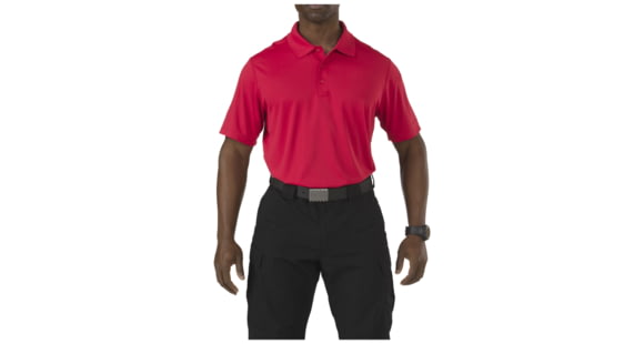 Image of 5.11 Tactical Corporate Pinnacle Polo - Mens, Range Red, M, 71057-477-M
