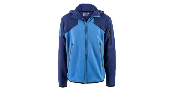 Image of 5.11 Tactical Mens Reactor Full Zip Hoodie 2.0, Baltic Blue, S, 72439-774-S