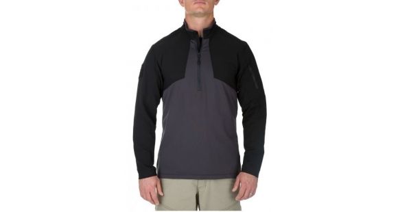 Image of 5.11 Tactical Mens Thunderbolt Half Zip Pullover, Charcoal, S 72443-018-S