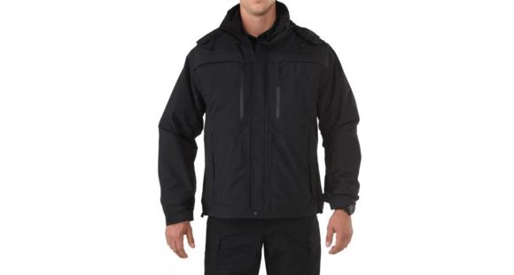 Image of 5.11 Tactical Valiant Duty Jacket - Mens, Black, 3XLT, 48153TABR-019-3XL-T