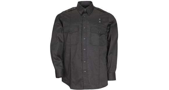 Image of 5.11 Tactical Twill PDU L/S A-Class Shirt - Mens, Black, 6XLT, 72344-019-6XL-T