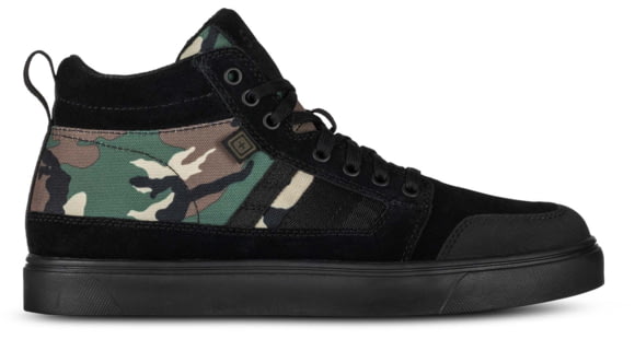 Image of 5.11 Tactical Norris Sneaker - Mens, Black/Woodland Camo, 9.5, 12411-933-9.5-R
